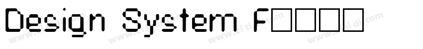 Design System F字体转换
